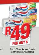 Aquafresh Toothpaste-6x100ml