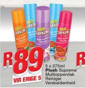 Plush Supreme Multioppervlak Reiniger Verskeidenheid-5x275ml