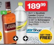 Scottish Leader Original Blended Scotch Whisky-1Ltr