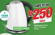 Platinum White 360° Cordless Kettle-Each