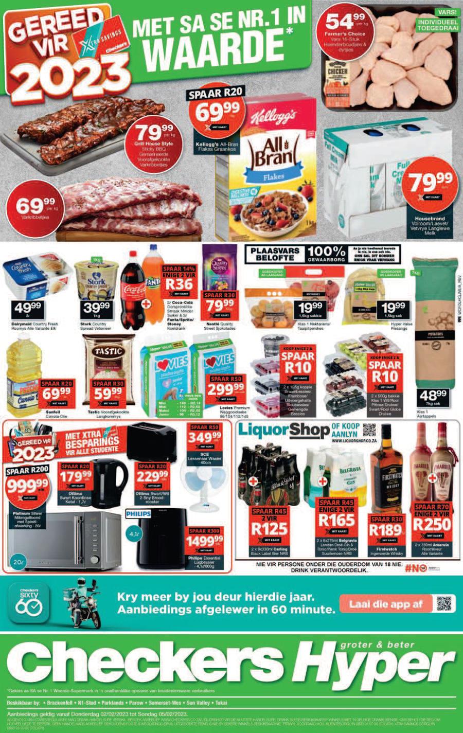 Checkers Hyper Western Cape Gereed Vir 2023 (2 February 5 February