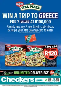 Checkers Western Cape : Ital Pizza Promotion (8 July - 4 August 2024)