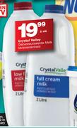 Crystal Valley Gepasteuriseerde Melk 2L-Each
