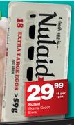 Nulaid Ekstra Groot Eiers 18's-Per Pack