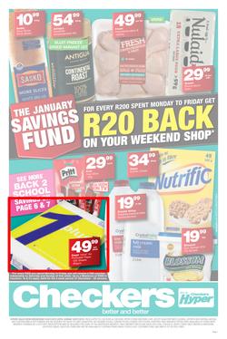 Checkers Western Cape : January Savings Specials (02 Jan - 20 Jan 2019), page 1