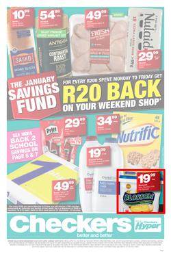 Checkers Western Cape : January Savings Specials (02 Jan - 20 Jan 2019), page 1
