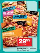 Bella Vita Stone Baked Pizza-Each