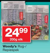 Woody's Rug/Repiespek 200g-Each
