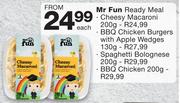 Mr Fun Ready Meal BBQ Chicken-200g