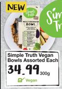 Simple Truth Vegan Bowls 300g-Each