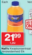 Hall's Kwaskonsentraat 1.25L-Each
