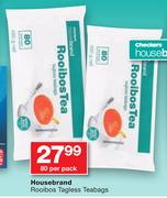 Housebrand Rooibos Tagless Teabags 80's-Per Pack