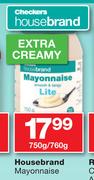 Housebrand Mayonnaise 750g/760g-Each