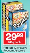 Pop Me Microwave Popcorn 340g-Each