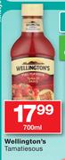 Wellington's Tamatiesous-700ml