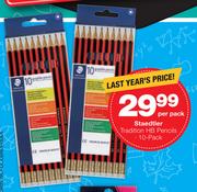 Staedtler Tradition HB Pencils 10's-Per Pack