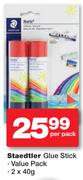 Staedtler Glue Stick-2X40g