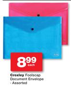 Croxley Foolscap Document Envelope-Each