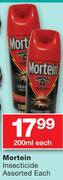 Mortein Insecticide-200ml Each