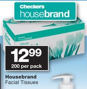 Housebrand Facial Tissus-200 Per Pack