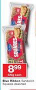 Blue Ribbon Sandwich Squares 220g-Each