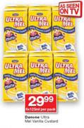 Danone Ultra Mel Vanilla Custard 6X125ml-Per Pack