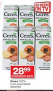 Ceres 100% Fruit Juice Blend 6X200ml-Per Pack