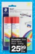 Staedtler Glue Stick Value Pack-2X40g