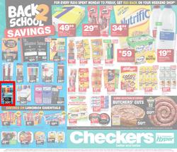 Checkers Western Cape : January Savings Specials (07 Jan - 13 Jan 2019), page 1
