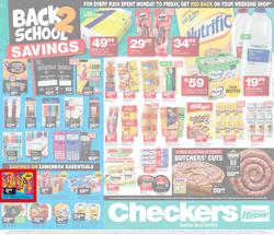 Checkers Western Cape : January Savings Specials (07 Jan - 13 Jan 2019), page 1