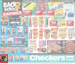Checkers Western Cape : January Savings Specials (07 Jan - 13 Jan 2019), page 1