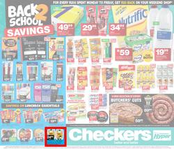 Checkers Western Cape : January Savings Specials (07 Jan - 13 Jan 2019), page 1