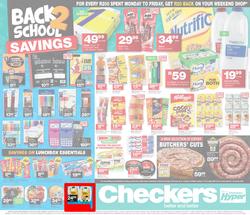Checkers Western Cape : January Savings Specials (07 Jan - 13 Jan 2019), page 1