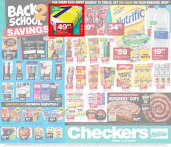 Checkers Western Cape : January Savings Specials (07 Jan - 13 Jan 2019), page 1