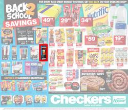 Checkers Western Cape : January Savings Specials (07 Jan - 13 Jan 2019), page 1