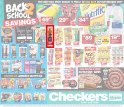 Checkers Western Cape : January Savings Specials (07 Jan - 13 Jan 2019), page 1