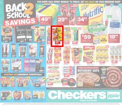 Checkers Western Cape : January Savings Specials (07 Jan - 13 Jan 2019), page 1