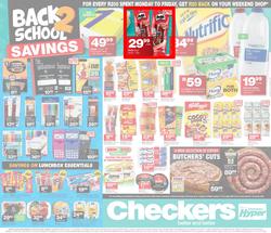 Checkers Western Cape : January Savings Specials (07 Jan - 13 Jan 2019), page 1