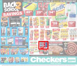 Checkers Western Cape : January Savings Specials (07 Jan - 13 Jan 2019), page 1