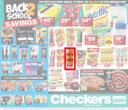 Checkers Western Cape : January Savings Specials (07 Jan - 13 Jan 2019), page 1