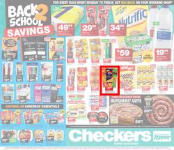 Checkers Western Cape : January Savings Specials (07 Jan - 13 Jan 2019), page 1