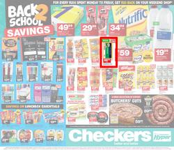 Checkers Western Cape : January Savings Specials (07 Jan - 13 Jan 2019), page 1