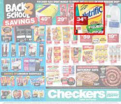 Checkers Western Cape : January Savings Specials (07 Jan - 13 Jan 2019), page 1