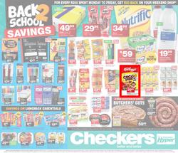 Checkers Western Cape : January Savings Specials (07 Jan - 13 Jan 2019), page 1