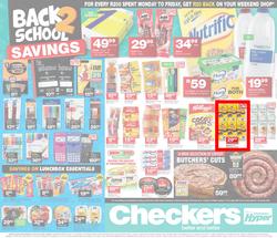 Checkers Western Cape : January Savings Specials (07 Jan - 13 Jan 2019), page 1