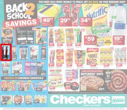 Checkers Western Cape : January Savings Specials (07 Jan - 13 Jan 2019), page 1