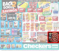 Checkers Western Cape : January Savings Specials (07 Jan - 13 Jan 2019), page 1