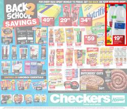 Checkers Western Cape : January Savings Specials (07 Jan - 13 Jan 2019), page 1