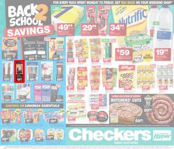 Checkers Western Cape : January Savings Specials (07 Jan - 13 Jan 2019), page 1