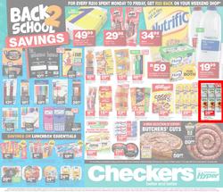 Checkers Western Cape : January Savings Specials (07 Jan - 13 Jan 2019), page 1